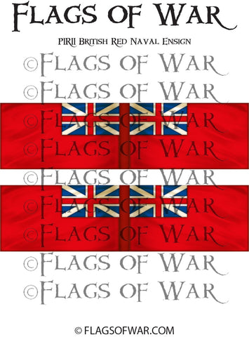 PIR11 British Red Naval Ensign