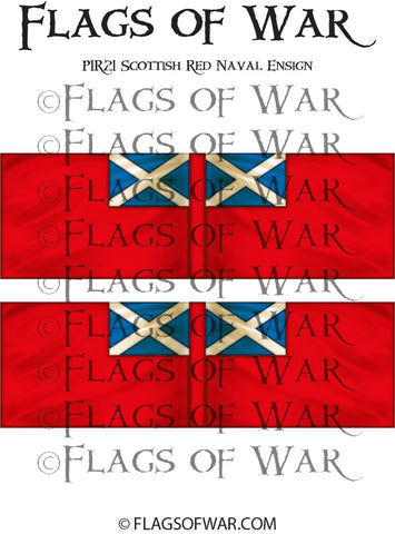 PIR21 Scottish Red Naval Ensign