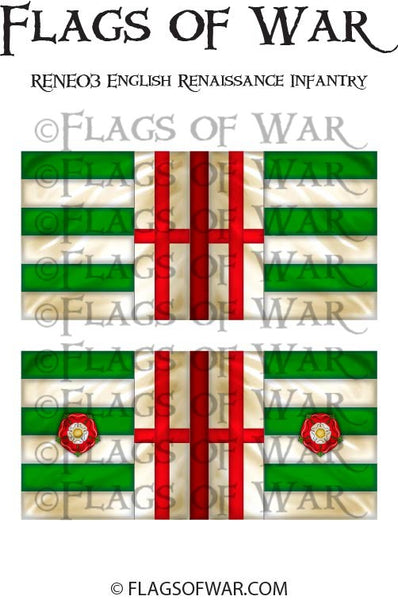 RENE03 English Renaissance Infantry – Flags of War