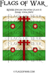 RENE16 English Infantry Flags 8 (Make your Own)
