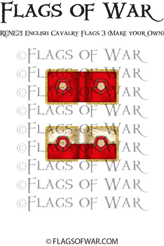 RENE21 English Cavalry Flags 3 (Make your Own)