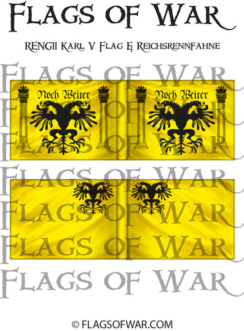 RENG11 Karl V Flag & Reichsrennfahne