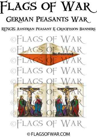 RENG15 Austrian Peasant & Crucifixion Banners