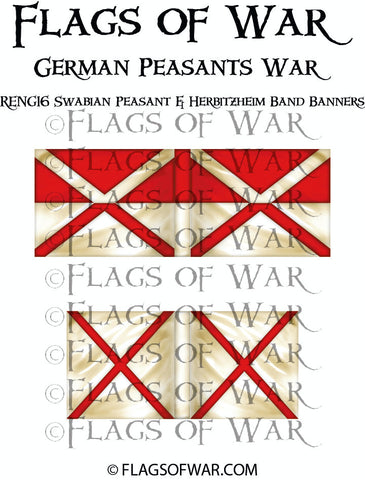 RENG16 Swabian Peasant & Herbitzheim Band Banners