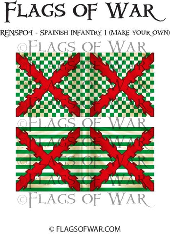 RENSP04 - Spainish Infantry 1 (Make your own)
