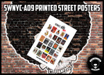SWNYC-A09 Printed Street Posters