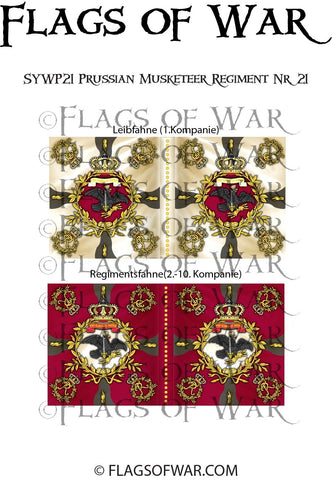 SYWP21 Prussian Musketeer Regiment Nr. 21