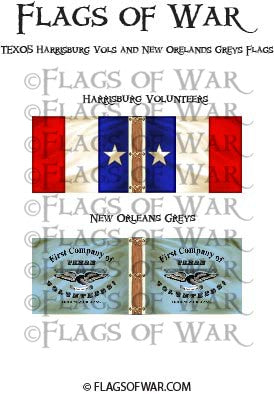 TEX05 Harrisburg Vols and New Orelands Greys Flags