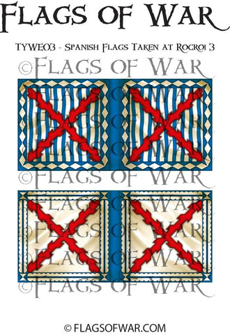 TYWE03 - Spanish Tercio Flags Taken at Rocroi 1643 3