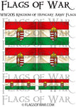 WW205 Kingdom of Hungary Army Flags